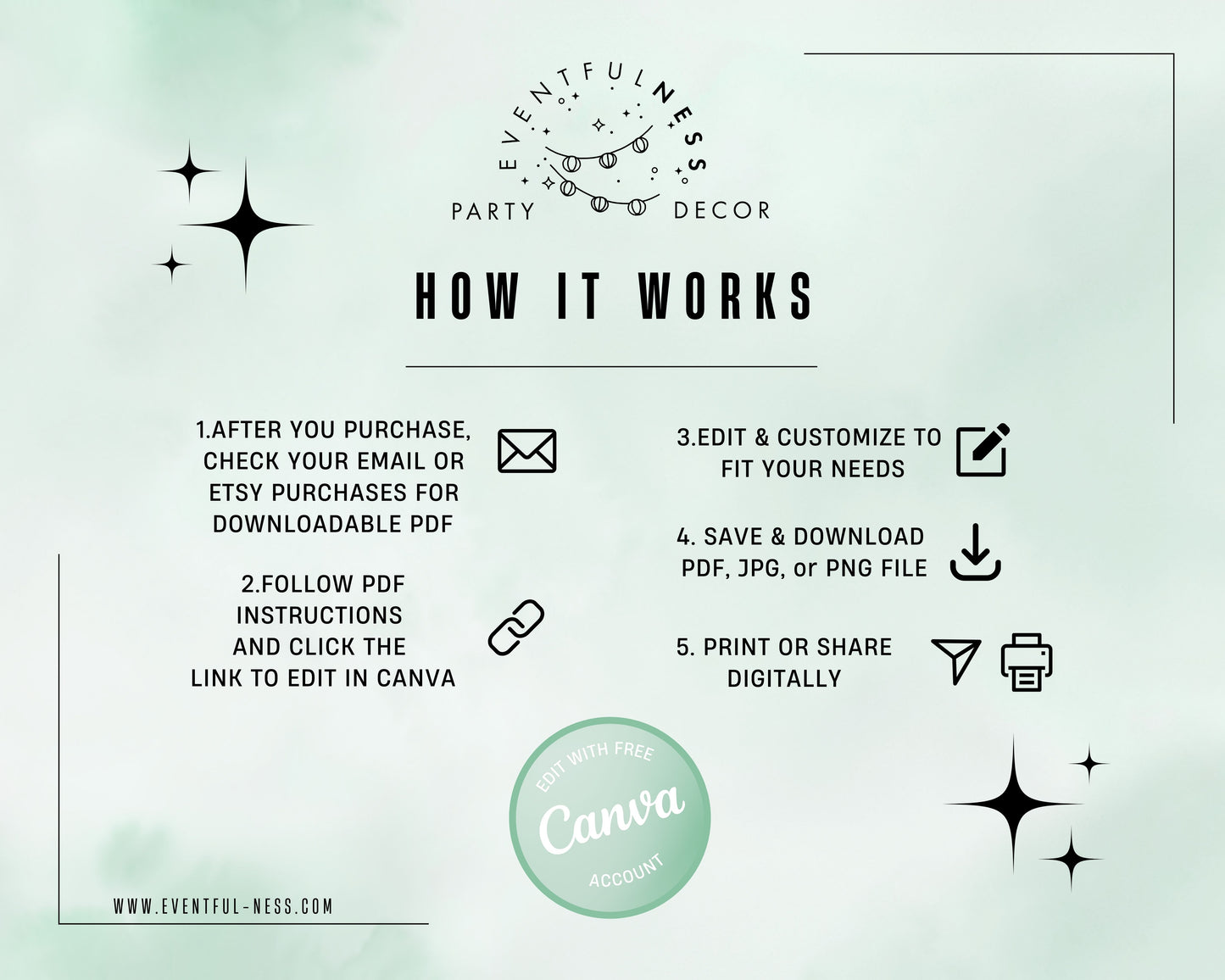 Dark Burro's Tail Succulent Party Invitation | Digital Party Invite | Birthday | Shower| Desert | Succulent party | Summer Party | Wedding