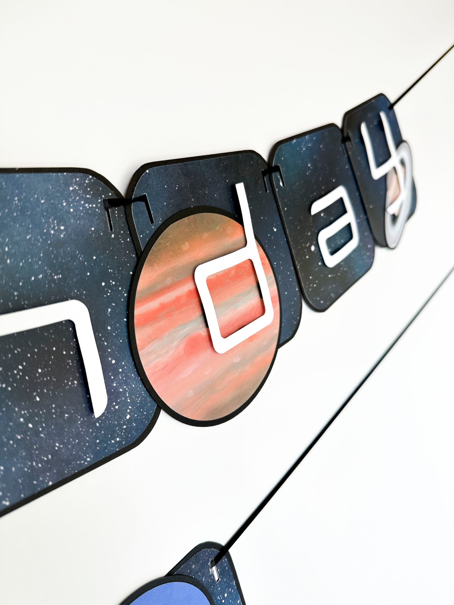 Space Party Banner | Planets Banner | Space Garland | Cosmos | Galaxy Party