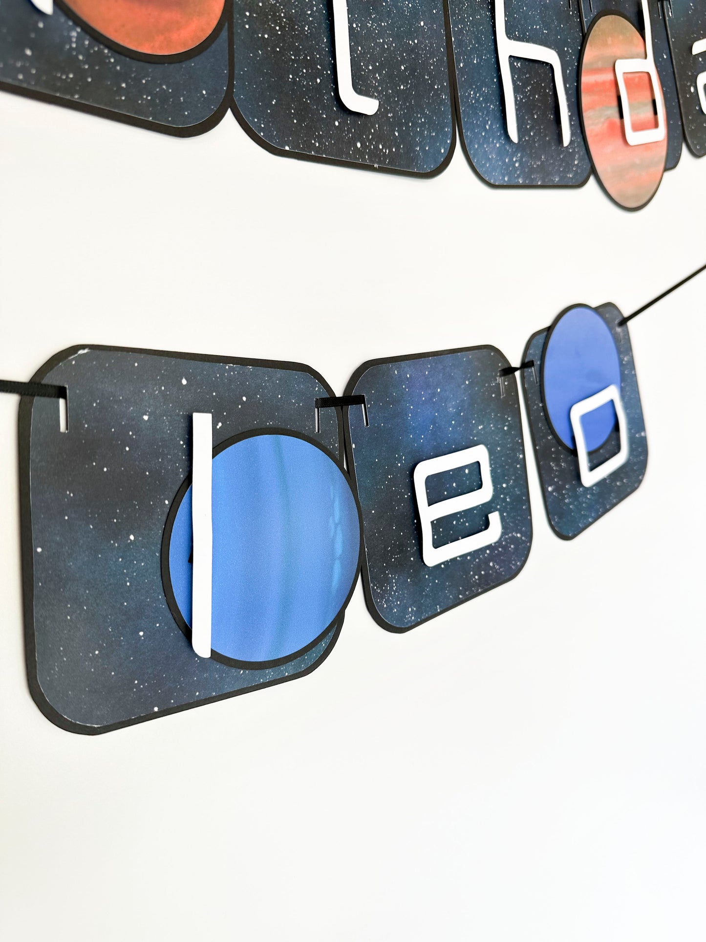 Space Party Banner | Planets Banner | Space Garland | Cosmos | Galaxy Party