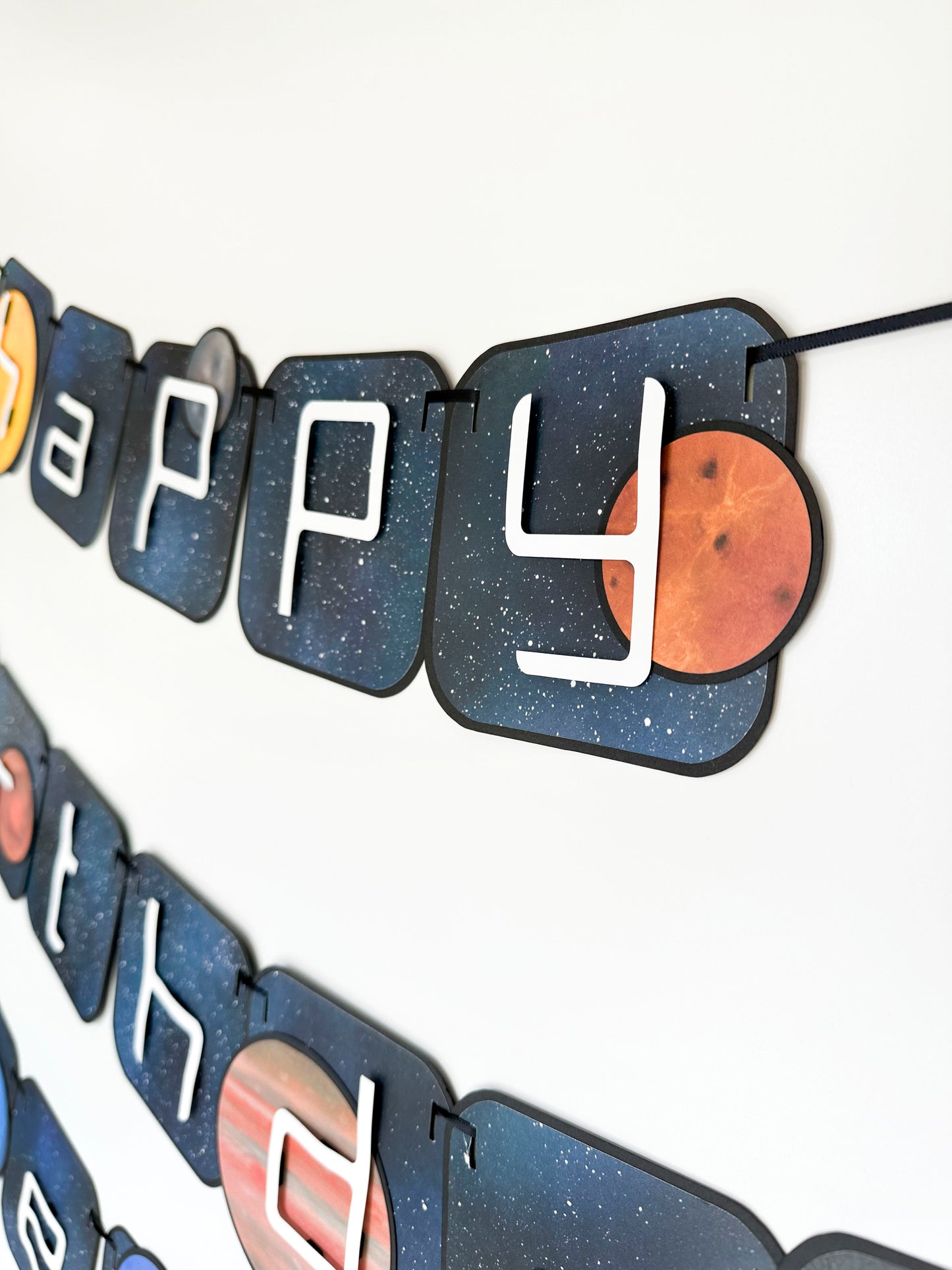 Space Party Banner | Planets Banner | Space Garland | Cosmos | Galaxy Party