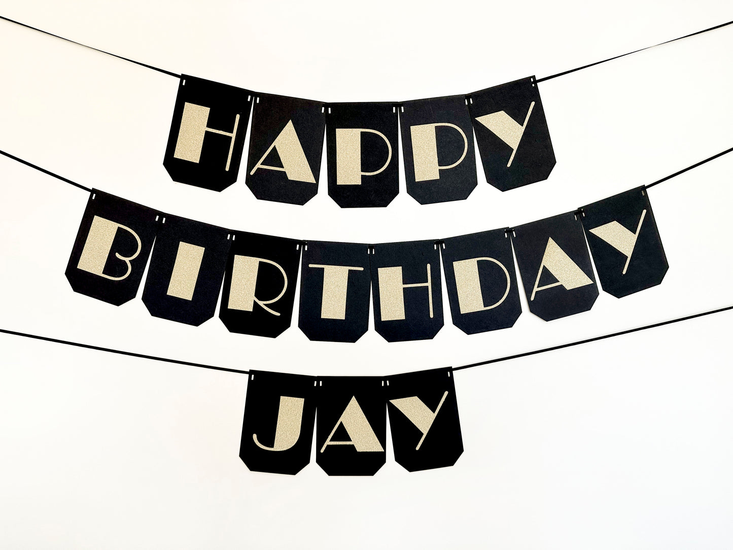 Broadway Party Banner | Gatsby Party | Elegant Birthday | Elegant Party Decorations | Gold Party