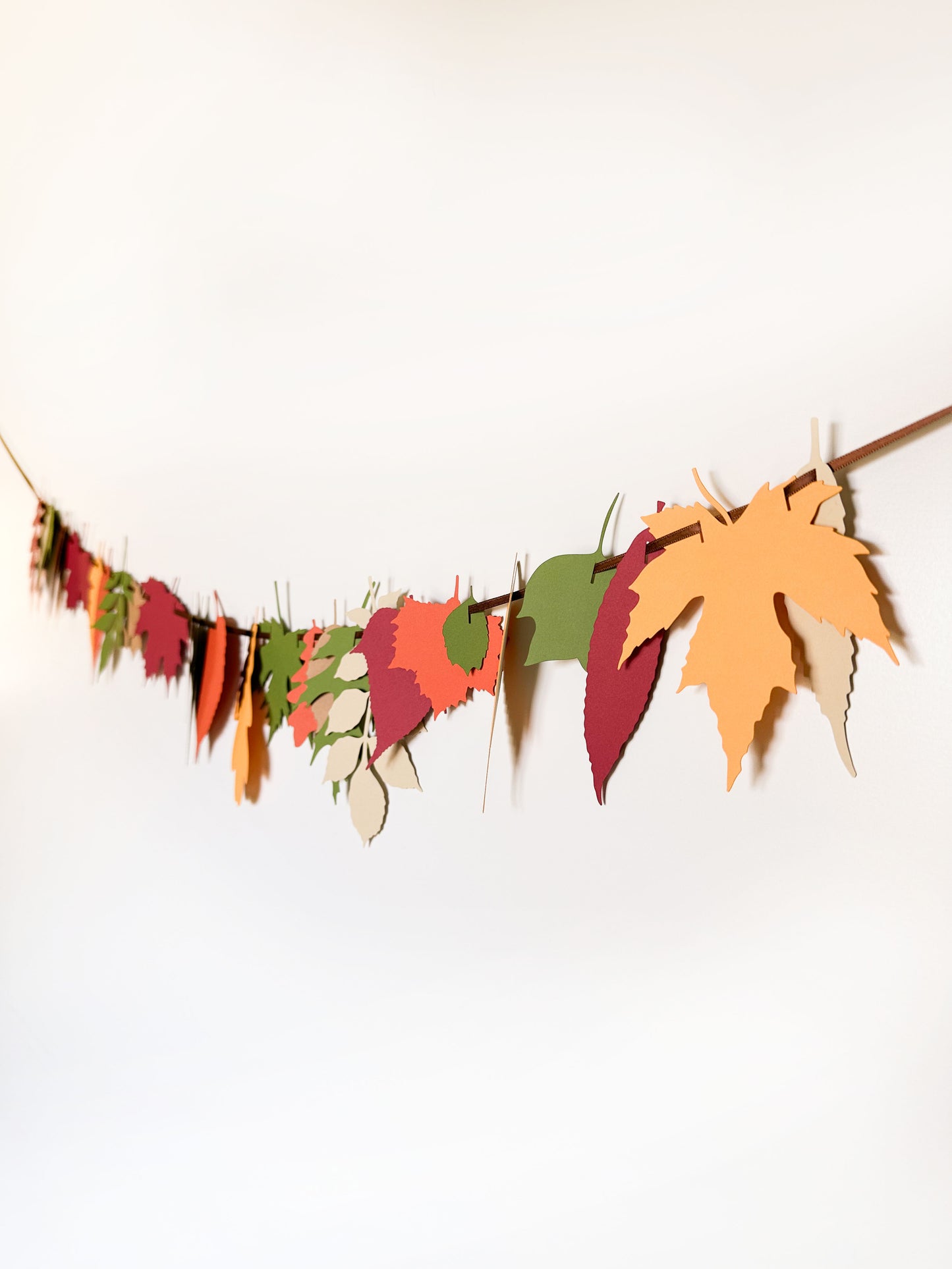Fall Leaves Banner Red and Yellow | Fall Leaves Garland | Fall | Autumn | Leaves | Harvest | Birthday| Party| Fall Colors | Thanksgiving |