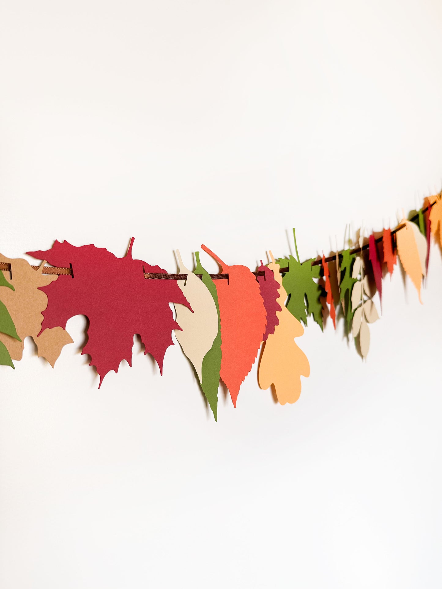 Fall Leaves Banner Red and Yellow | Fall Leaves Garland | Fall | Autumn | Leaves | Harvest | Birthday| Party| Fall Colors | Thanksgiving |