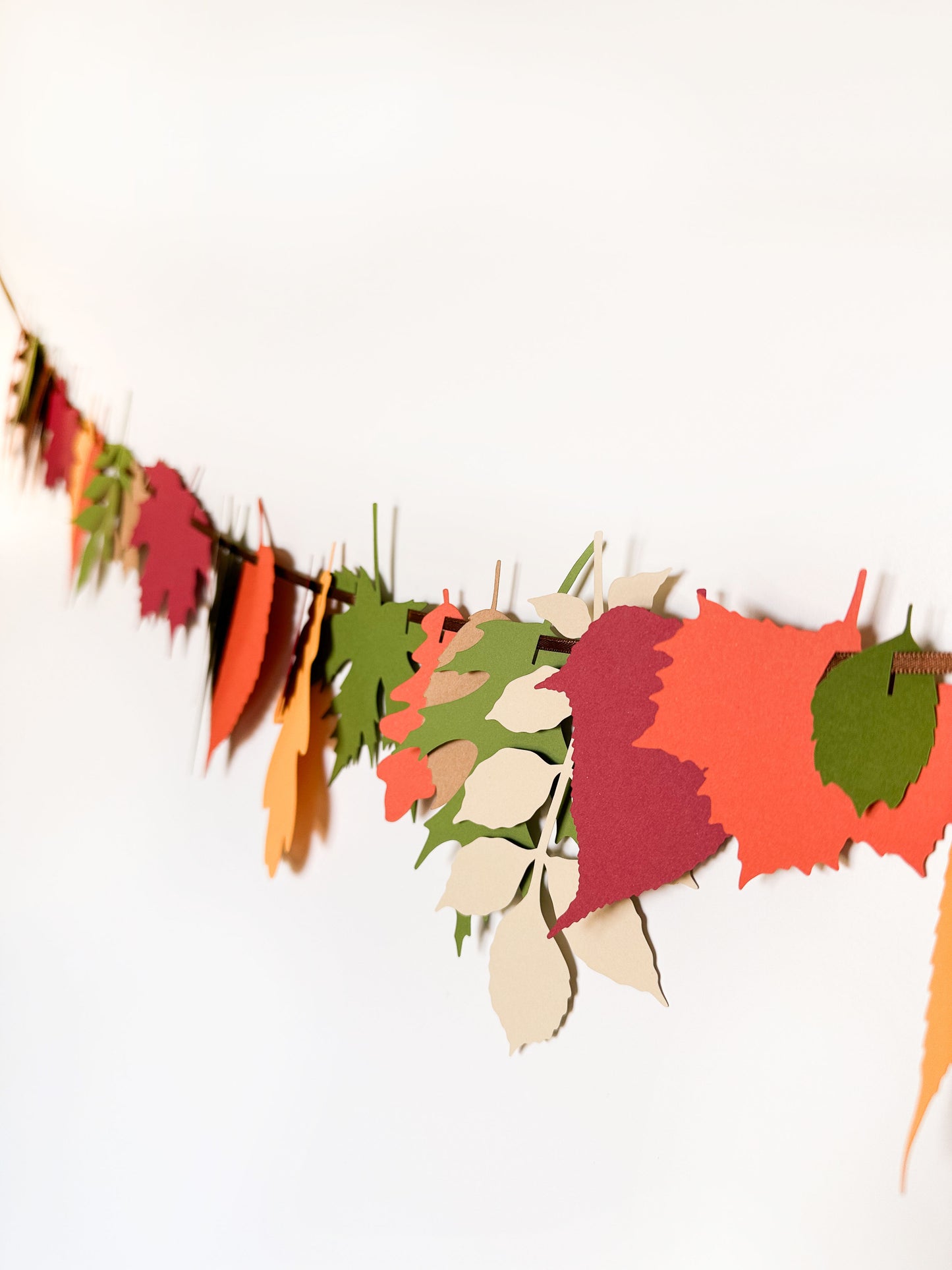 Fall Leaves Banner Red and Yellow | Fall Leaves Garland | Fall | Autumn | Leaves | Harvest | Birthday| Party| Fall Colors | Thanksgiving |