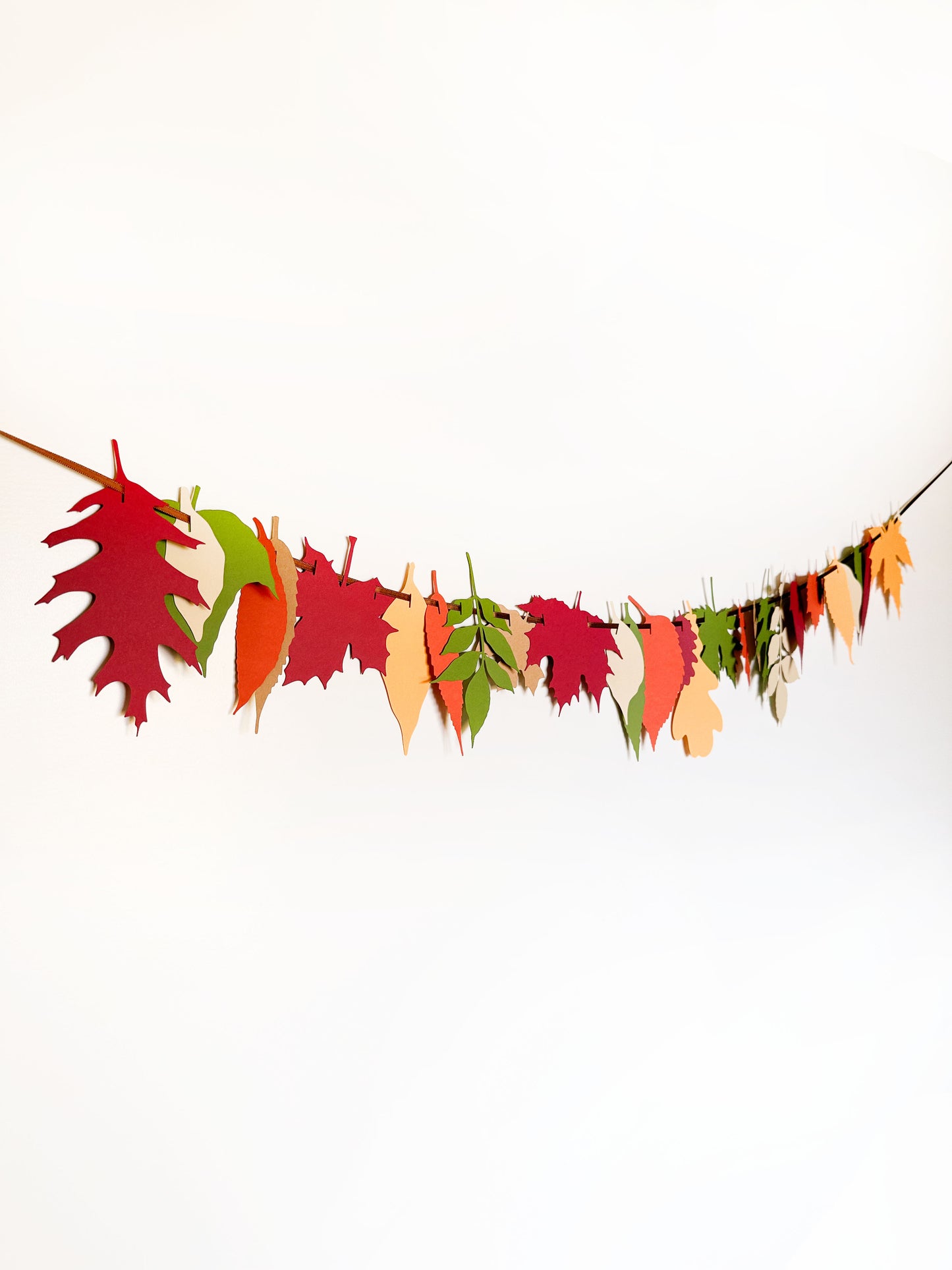 Fall Leaves Banner Red and Yellow | Fall Leaves Garland | Fall | Autumn | Leaves | Harvest | Birthday| Party| Fall Colors | Thanksgiving |