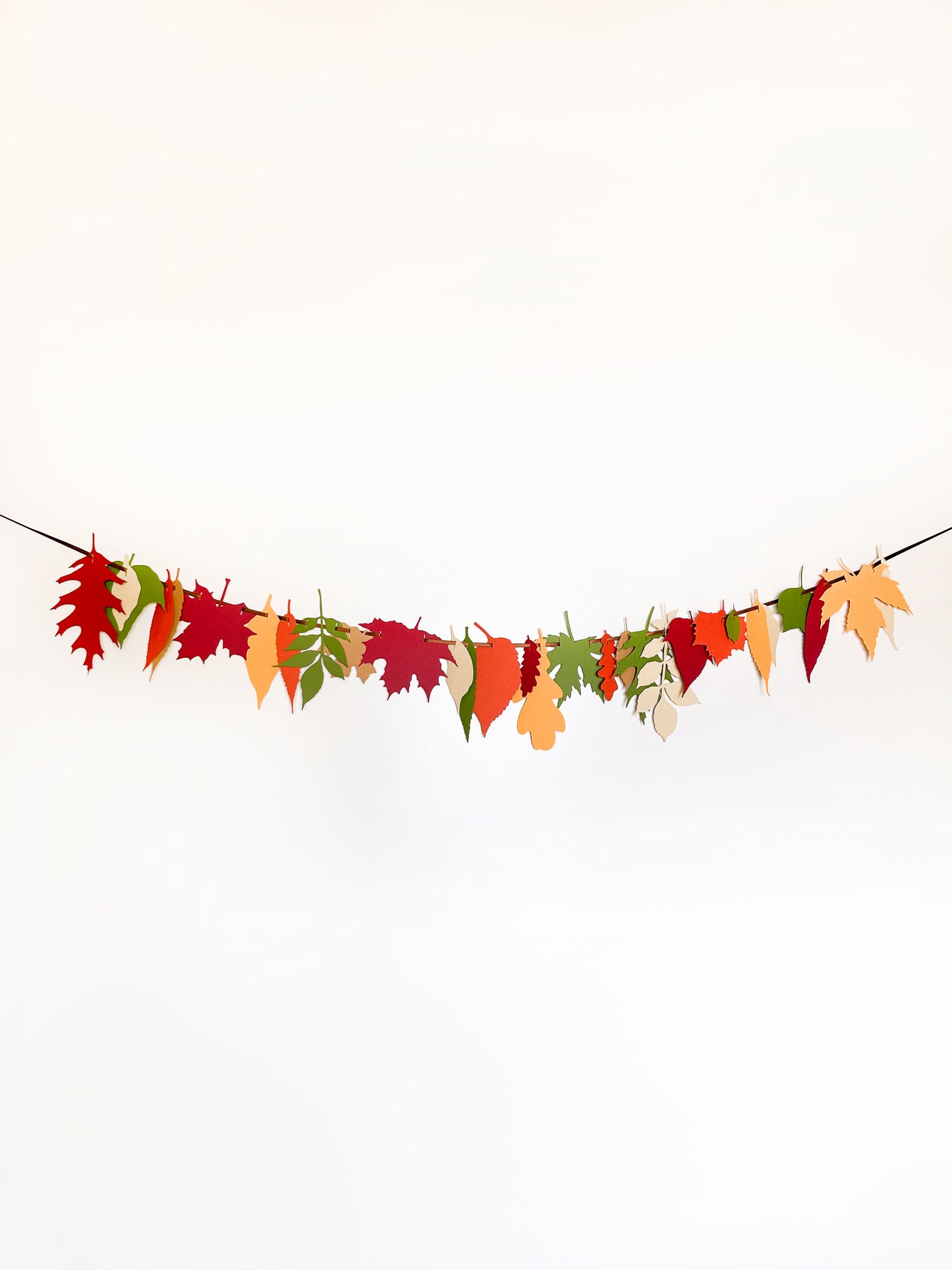 Fall Leaves Banner Red and Yellow | Fall Leaves Garland | Fall | Autumn | Leaves | Harvest | Birthday| Party| Fall Colors | Thanksgiving |