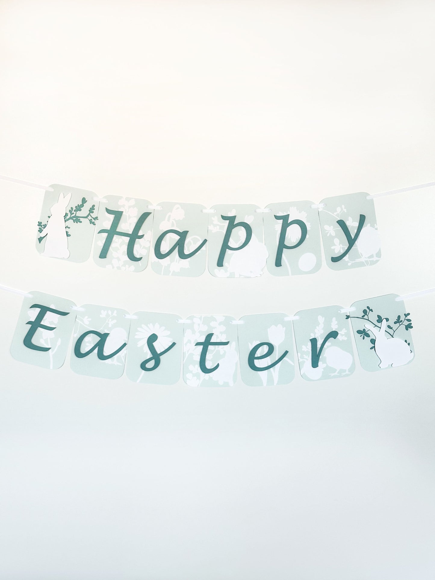 Easter Spring Celebration Banner | Spring Party Decor | Spring Birthday Banner | Spring Decoration | Bunnies | Chicks | Floral | Easter