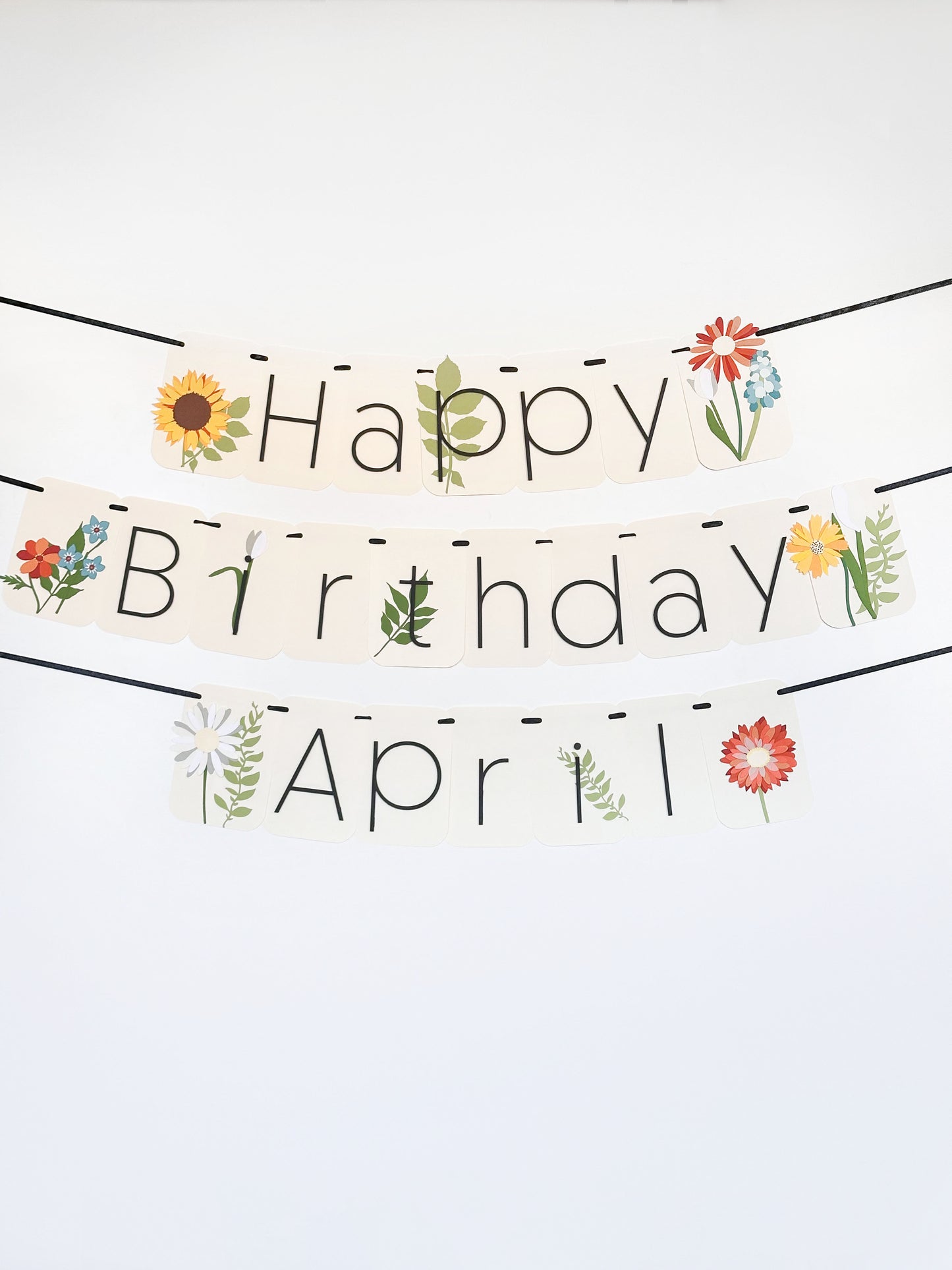 Wildflower Party Banner | Spring Party Banner | Floral Birthday Party | Flowers | Spring | Easter | Shower | Bloom | Spring Flowers