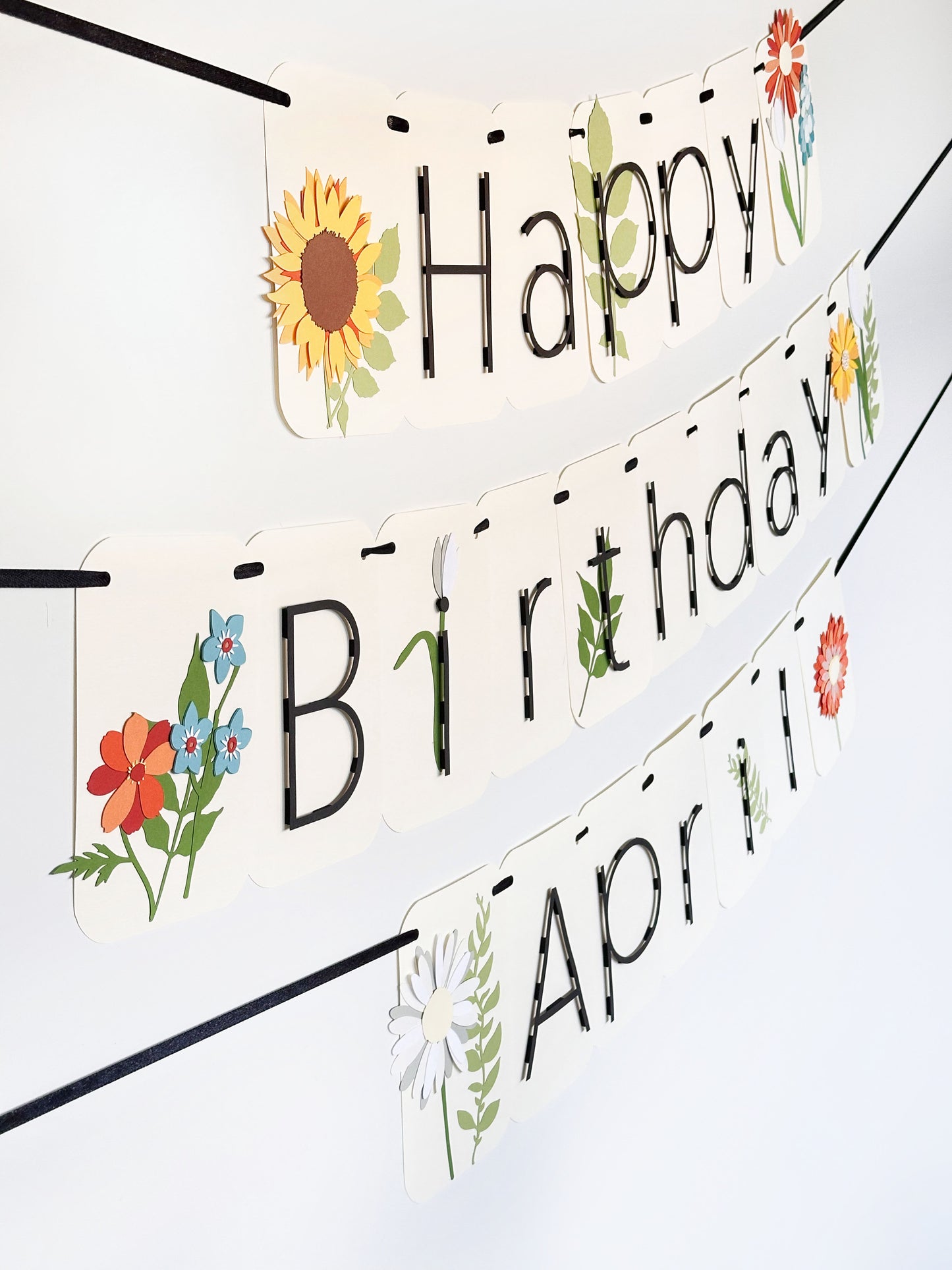 Wildflower Party Banner | Spring Party Banner | Floral Birthday Party | Flowers | Spring | Easter | Shower | Bloom | Spring Flowers